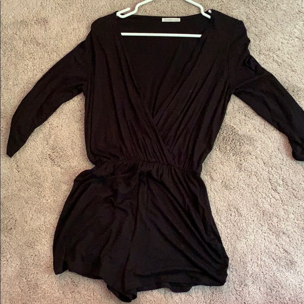 Flowy three quarter sleeve romper